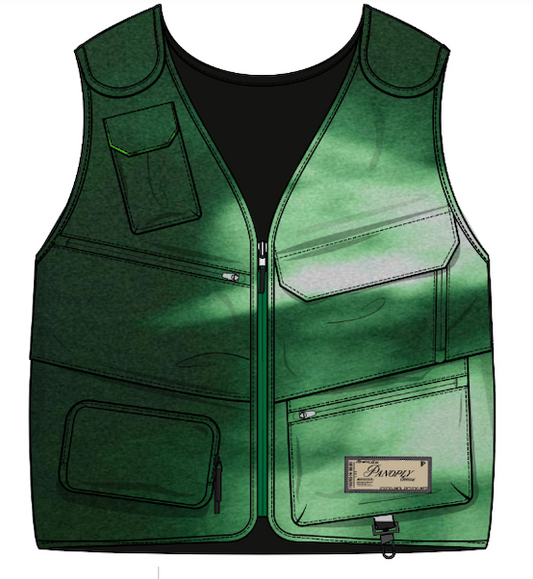 [ GREEN FUSION ] vest .