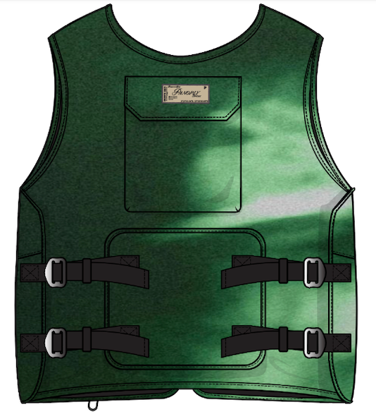 [ GREEN FUSION ] vest .