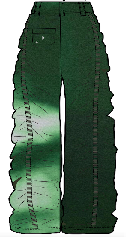 [ GREEN FUSION ] Trousers .