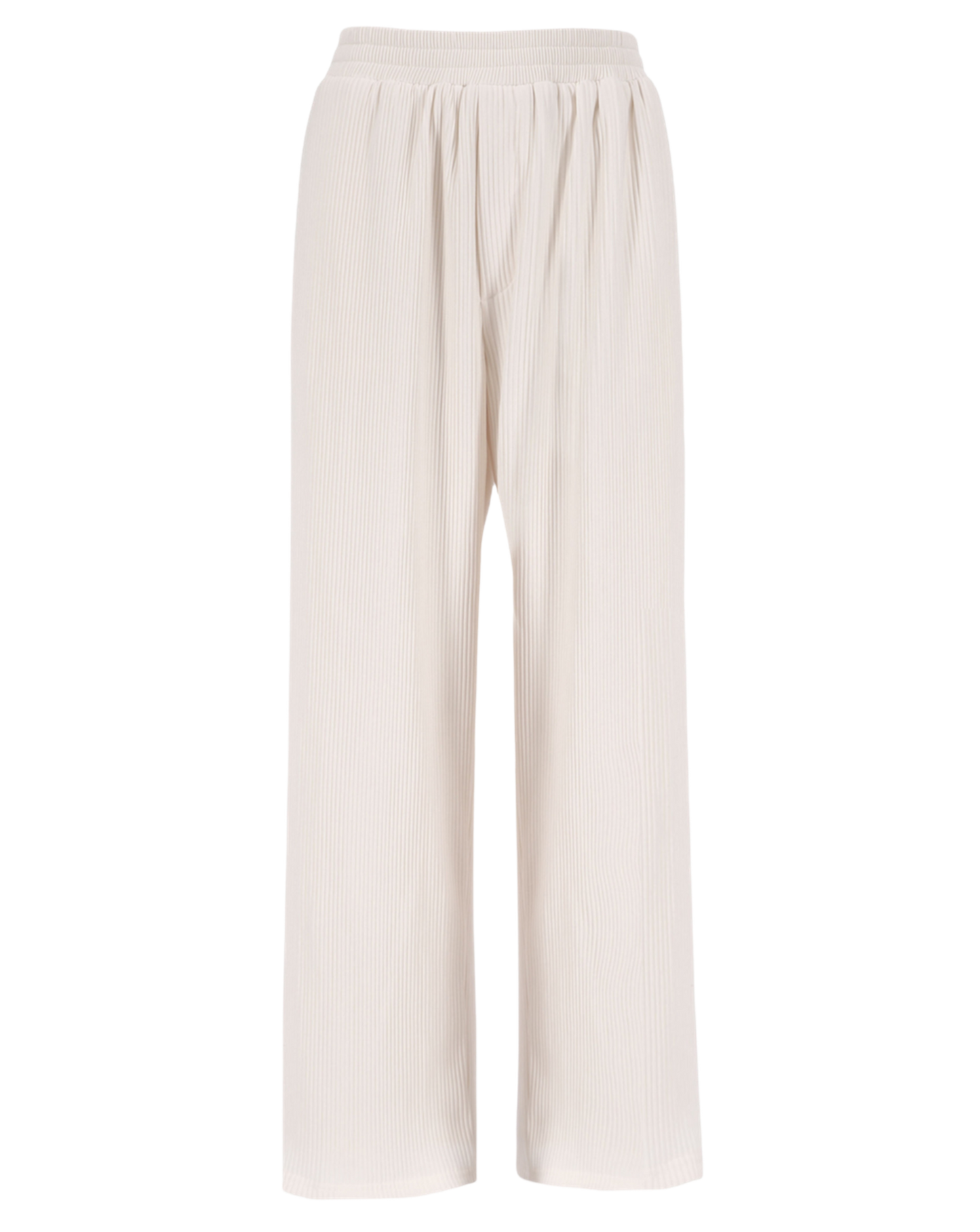 OFF-WHITE PLEATED TROUSERS .
