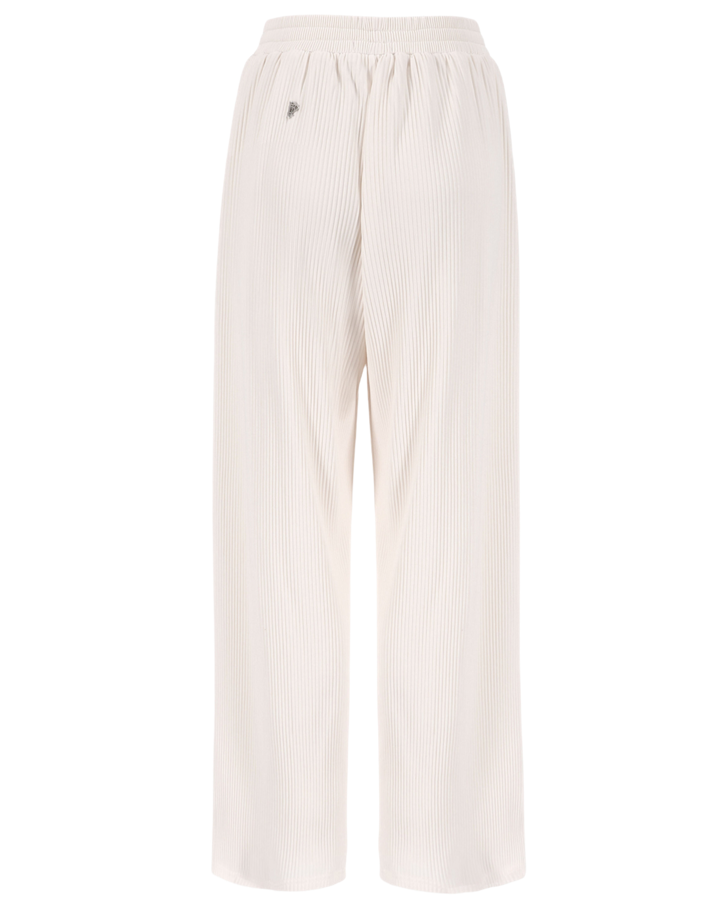 IVORY PLEATED TROUSERS .