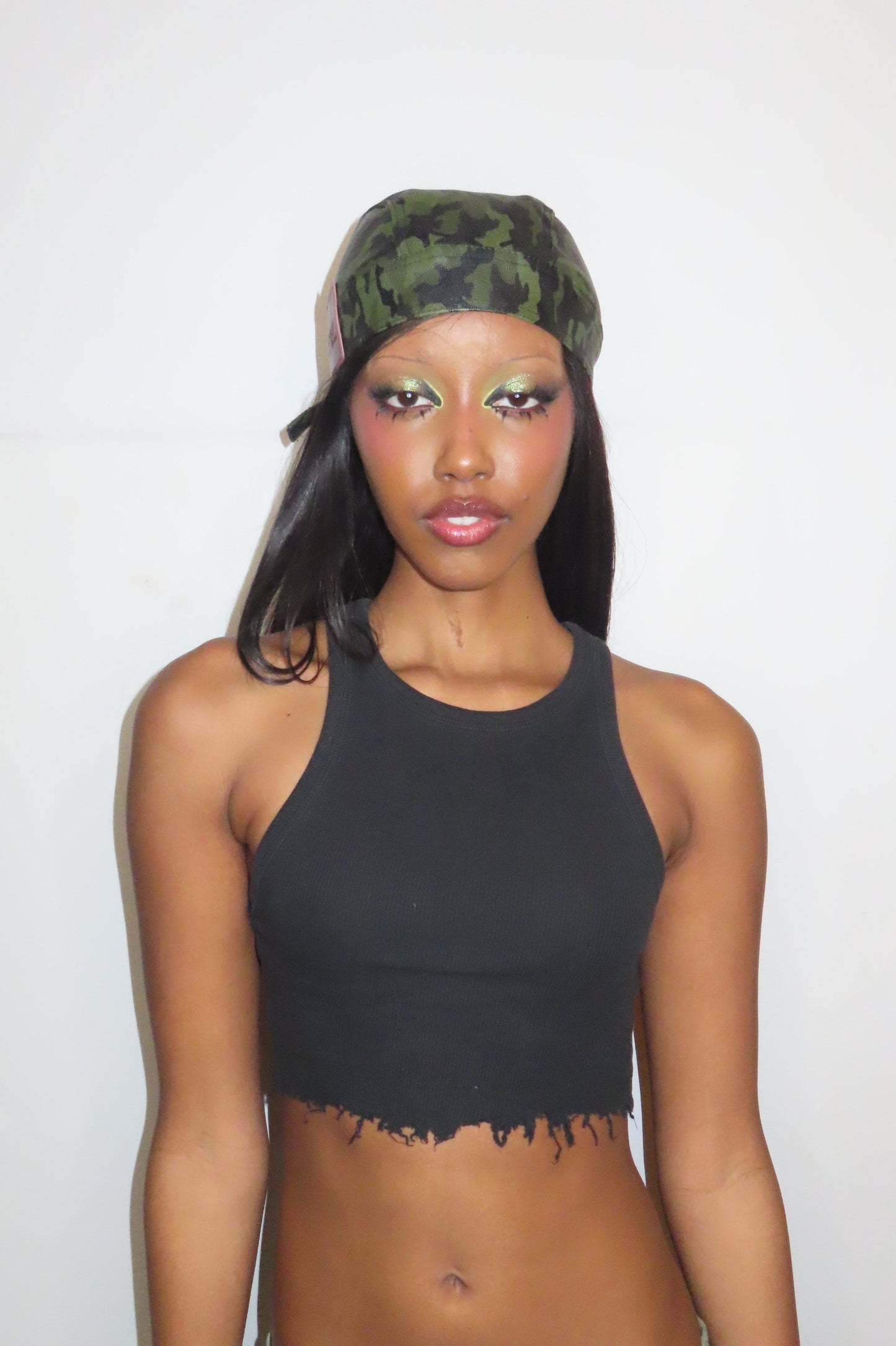 [ SKULL CAP DURAG ] Matte Black .