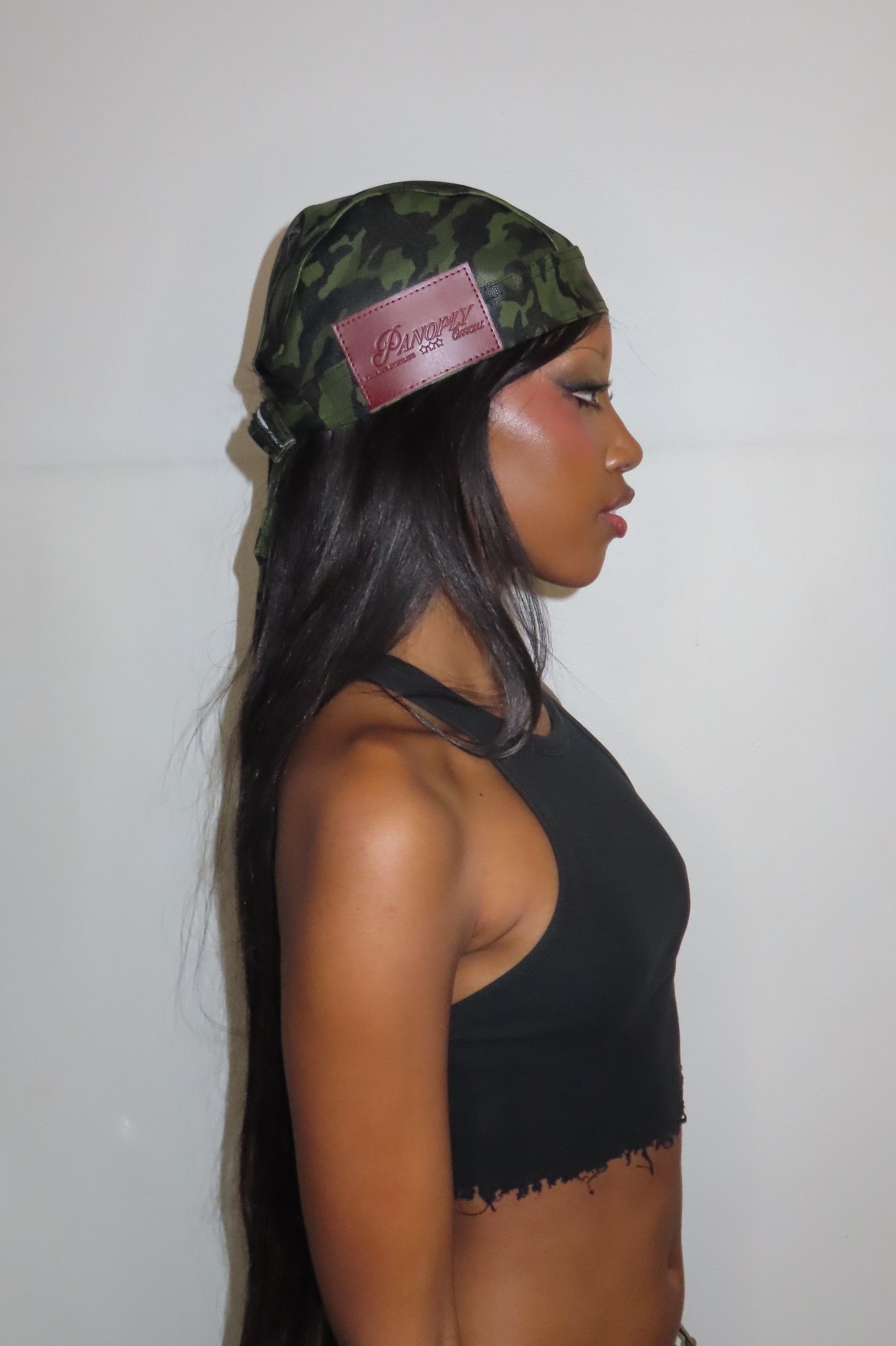 [ SKULL CAP DURAG ] Matte Black .