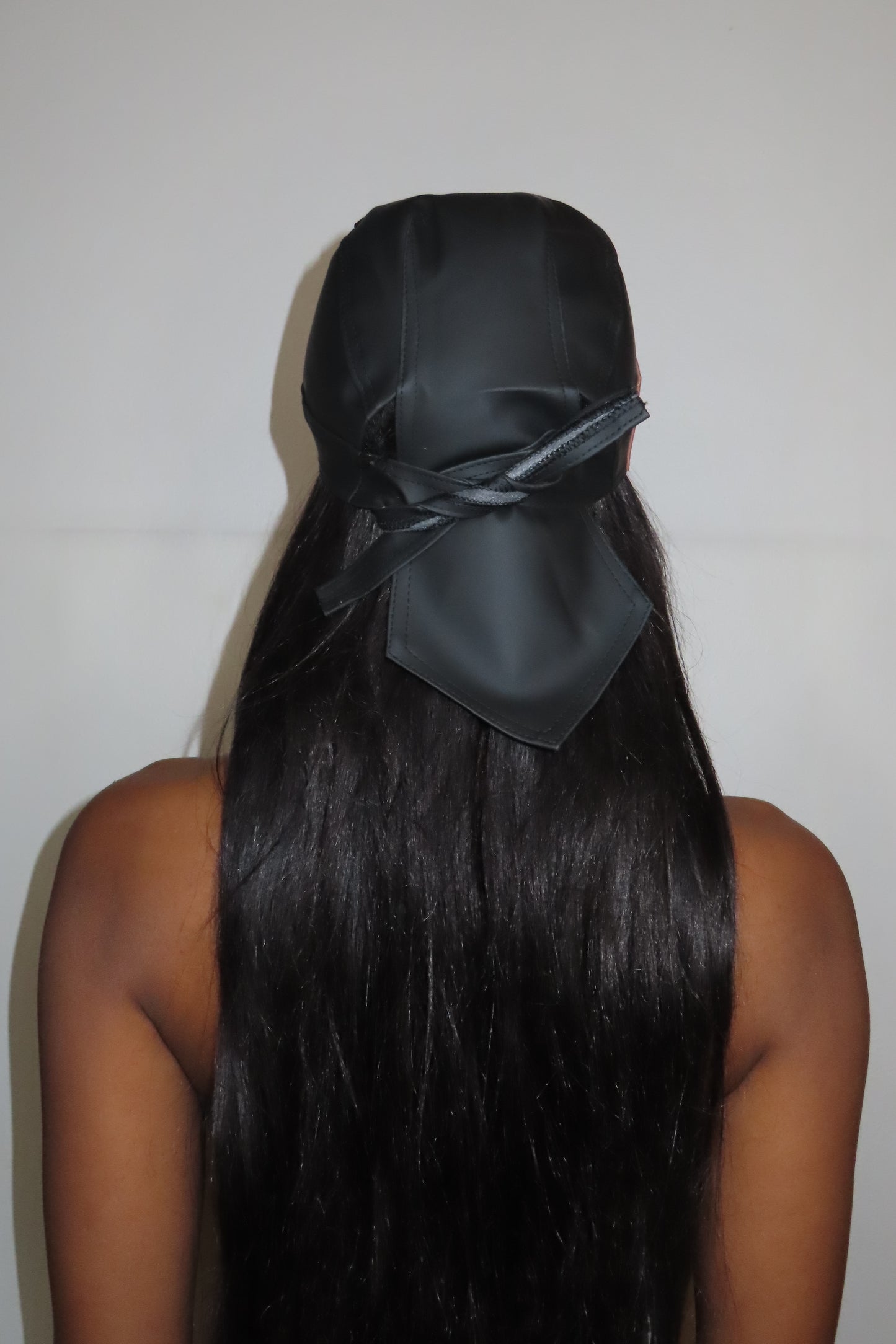 [ SKULL CAP DURAG ] Matte Black .